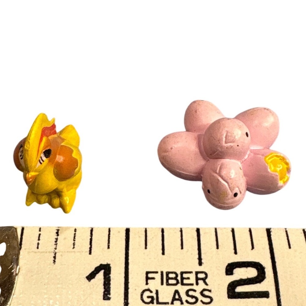 Pokemon‎ Mini Figures Pidgeotto and Exeggcute Miniature Toy Lot G1
